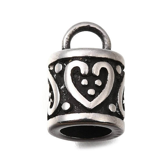 304 концы из нержавеющей стали шнур, Торцевые крышки, колонке с сердцем