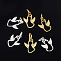 Brass Charms, Matte Style, Long-Lasting Plated, Angel