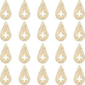 Подвески из латуни, долговечный, без никеля , слеза