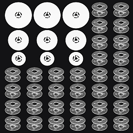 30шт. пластиковая шпулька для вышивания, бобины швейных машин, 3 устанавливает колпачок шпульки для швейной машины