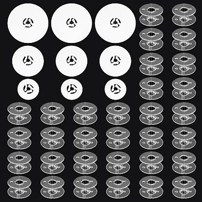 30шт. пластиковая шпулька для вышивания, бобины швейных машин, 3 устанавливает колпачок шпульки для швейной машины