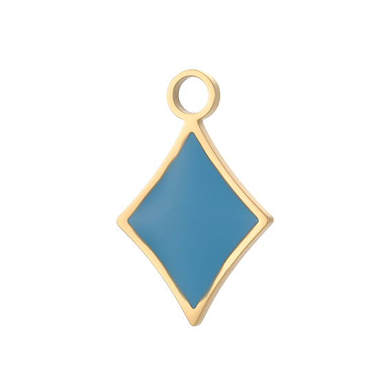 304 нержавеющей стальной эмали подвески, ромб прелести, ионное покрытие (ip), долговечный