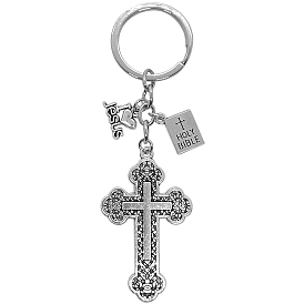 Religion Zinc Alloy Keychain, Cross