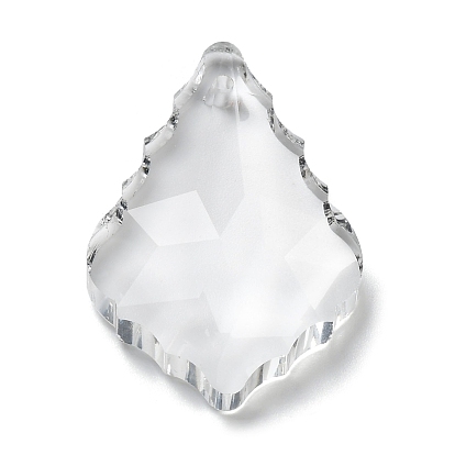 Transparent Glass Pendants, Faceted, Teardrop Charms, for Chandelier Crystal Hanging Pendants