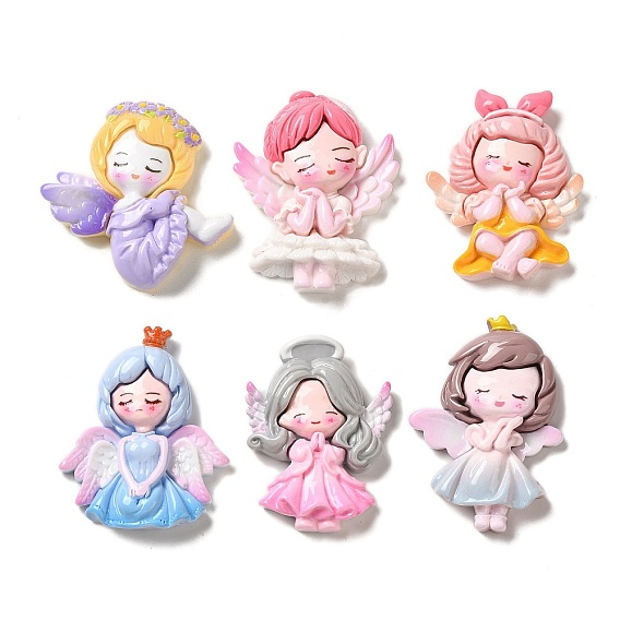 Непрозрачная смола декодирует кабошоны, ангел