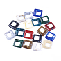 Acrylic Pendants, Imitation Gemstone Style, Rhombus