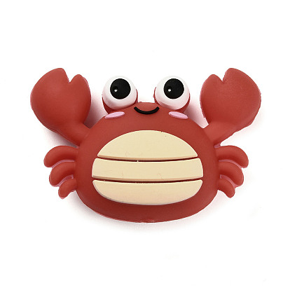 Силиконовые бусины, фокусные бусы, краб