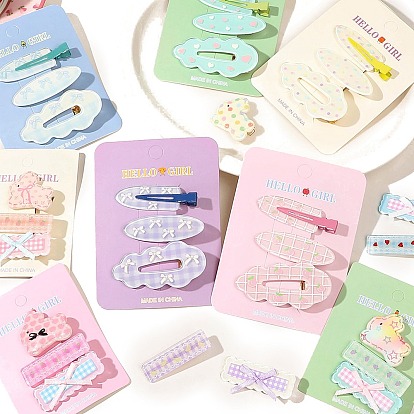 3шт. заколки для волос из кожи аллигатора, аксессуары для волос для женщин и девочек