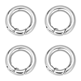 4 шт. гладкие 304 пружинные затворные кольца из нержавеющей стали, уплотнительные кольца, Оснастка застежками