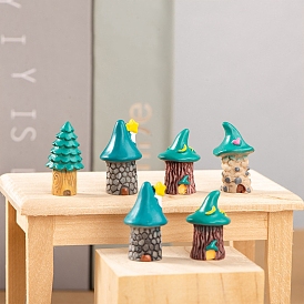 Миниатюрные украшения из смоляного шланга, аксессуары для домашнего кукольного домика с микро-ландшафтом, притворяясь опорными украшениями