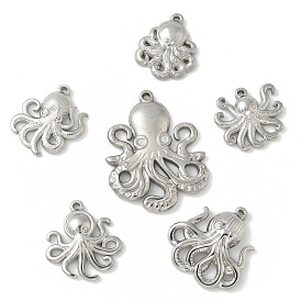 304 подвески из нержавеющей стали, очарование осьминога, анти-тускнение