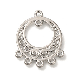 Сплав кольца люстры компонентные ссылки, для изготовления украшений из плетеной паутины/сетки с перьями