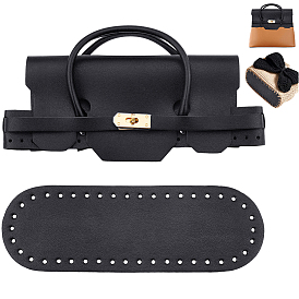 1Комплект сумок и дна из искусственной кожи