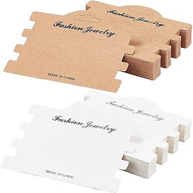 2 Colors Hair Band Display Cards, Hanging Dangle Holder Cardboard Tags