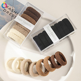 High Elasticity Hair Ties with Seamless Design for Stylish Look - Boxed Thick Coil Hairbands