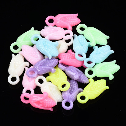 Opaque Acrylic Beads, Corn