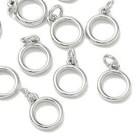 Shegrace Messinganhänger, Cadmiumfrei und Nickel frei und Bleifrei, flache runde Charme