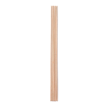 Beech Wood Sticks, Round Dowel Rod, for Braiding Tapestry, Column