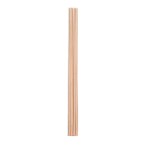 Beech Wood Sticks, Round Dowel Rod, for Braiding Tapestry, Column