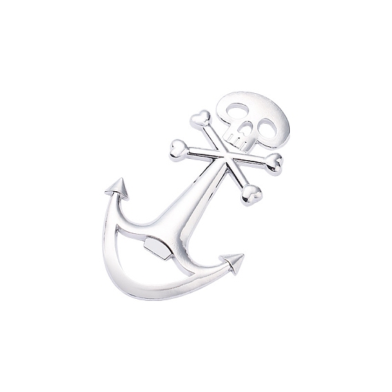 Halloween Skull with Anchor Zinc Alloy Bottle Openers, Multi-Function Beer Bottle Can Opener