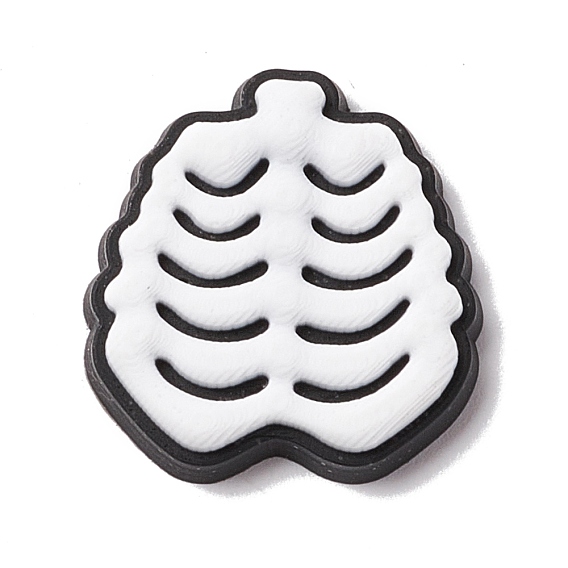Halloween Theme PVC Cabochons, Skeleton