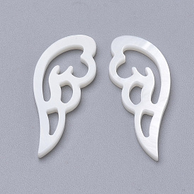 Freshwater Shell Pendants, Wing
