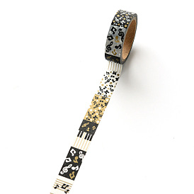 Adhesive Paper Decorative Tape, for Card-Making, Scrapbooking, Diary, Planner, Envelope & Notebooks
