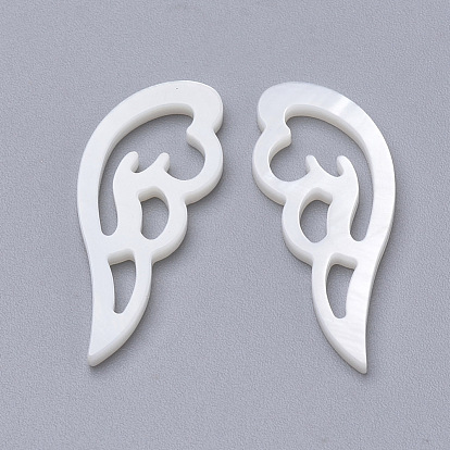 Freshwater Shell Pendants, Wing