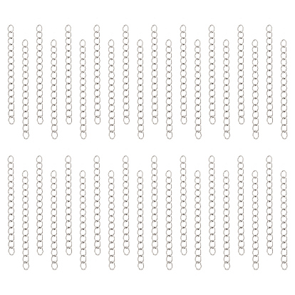 316 хирургический удлинитель цепи из нержавеющей стали, удлинитель витой цепи, для браслетов, припой