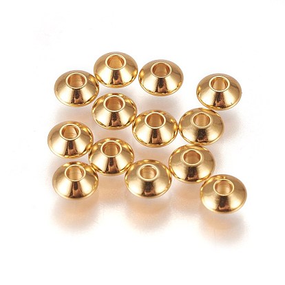 304 Stainless Steel Spacer Beads, Rondelle