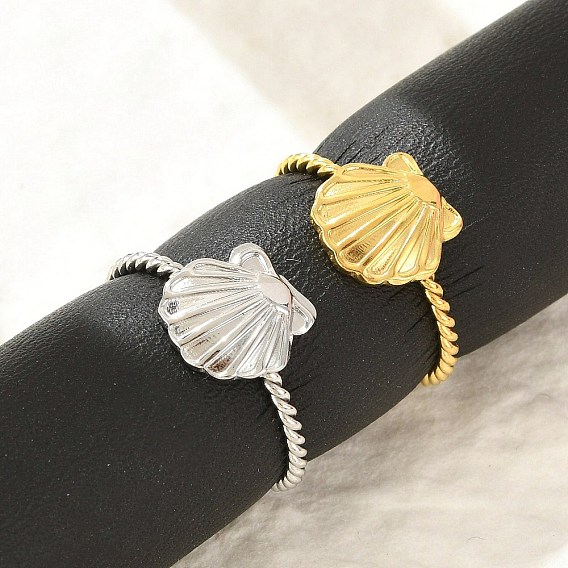 Оболочка 304 открытые манжеты из нержавеющей стали для женщин