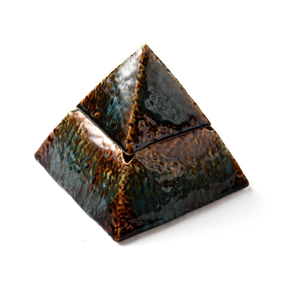 Фарфоровые пепельницы с крышкой, украшение стола в домашнем офисе, пирамида