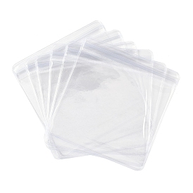 ПВХ антиокислительные пакеты с застежкой-молнией, прозрачный чехол для хранения ювелирных изделий с защитой от потускнения, прямоугольные