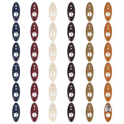 36 шт. овальная пластиковая накладка на шарф с булавкой, безопасная фиксация детской ткани подгузник булавка