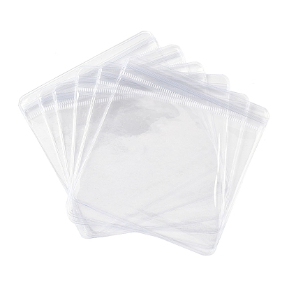 ПВХ антиокислительные пакеты с застежкой-молнией, прозрачный чехол для хранения ювелирных изделий с защитой от потускнения, прямоугольные