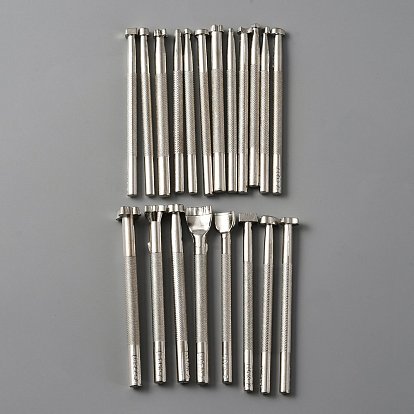 Alloy Steel Leather Stamping Tools, Stamp Punch Set, Carving Leather Craft Stamp Tools, Mix Pattern