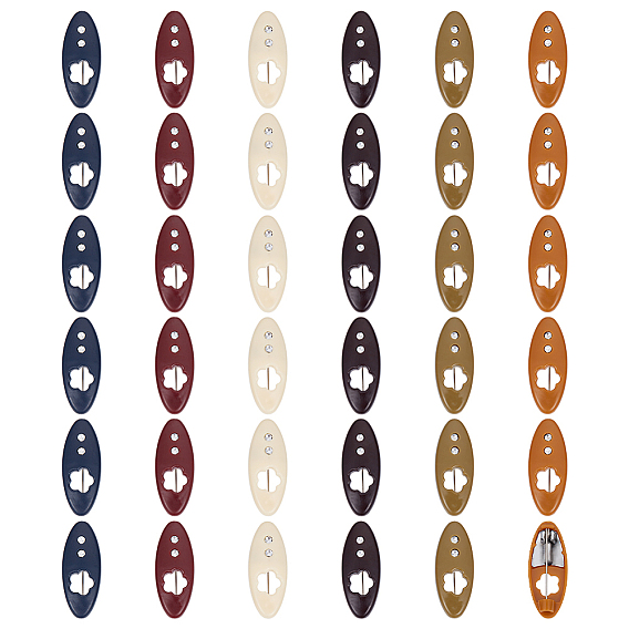 36 шт. овальная пластиковая накладка на шарф с булавкой, безопасная фиксация детской ткани подгузник булавка