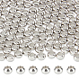 200шт. 304 бусины-распорки из нержавеющей стали в форме ронделя