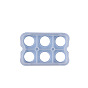 Rectangle 6 Cavities Egg Display Stand Silicone Molds, for UV Resin, Epoxy Resin Craft Making