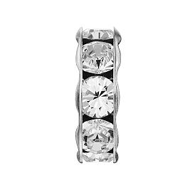 Оправы из кристаллов preciosa® maxima с несколькими камнями, Шарики прокладки, чешский хрусталь, 711 39 103 рондель с шатонами, 00030 кристалл