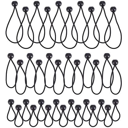 Bola elástica, amarre los cordones, para lona, refugio de dosel, tubo de pared