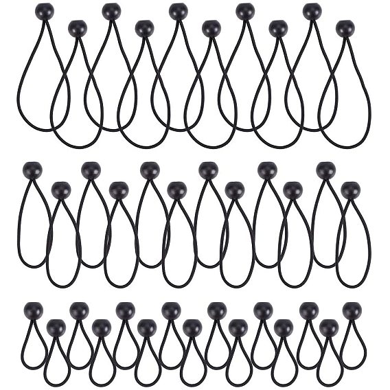 Bola elástica, amarre los cordones, para lona, refugio de dosel, tubo de pared