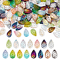 150 шт 15 цвета стеклянные подвески, для аксессуаров для волос, лист