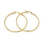 201 Stainless Steel Hoop Earrings with 304 Stainless Steel Pins for Women