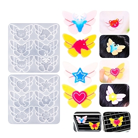 Butterfly DIY Silicone Molds, Decoration Making, Resin Casting Molds, For UV Resin, Epoxy Resin Jewelry Making