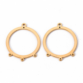 201 из нержавеющей стали Компоненты для люстр ссылки, круглые кольца, лазерная резка