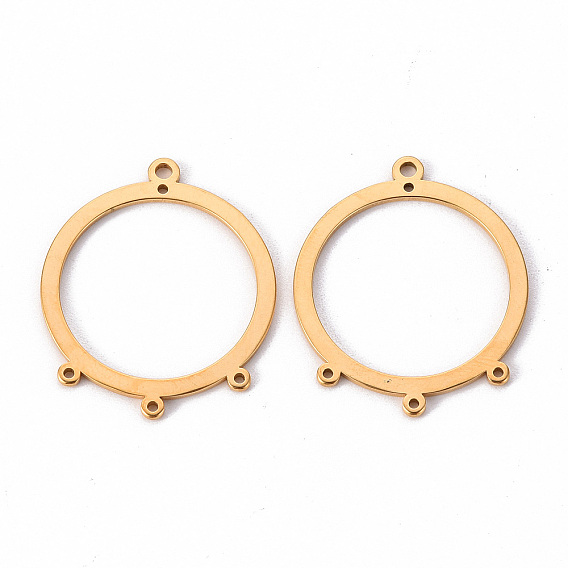 201 из нержавеющей стали Компоненты для люстр ссылки, круглые кольца, лазерная резка