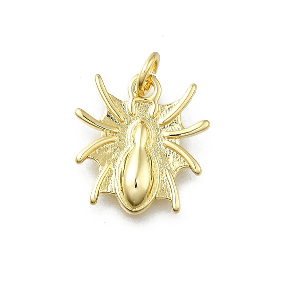 Латунные подвески, прелести паука, долговечный, без свинца и без кадмия, стойки покрытие, с целью перехода в кольце