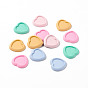 Opaque Resin Cabochons, Heart Tray