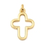 Латунные подвески, полый крест-подвеска, без свинца и без кадмия, долговечный, стойки покрытие